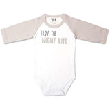 Pavilion Gift 6-12 Months 3/4 Sleeve Onesie - Night Life at FreeShippingAllOrders.com - Pavilion Gift - Onesie