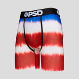 PSD Underwear Boxer Briefs - American Tie Dye at FreeShippingAllOrders.com - PSD Underwear - Boxer Briefs