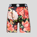 PSD Underwear Boxer Briefs - Striped Romantic Rose at FreeShippingAllOrders.com - PSD Underwear - Boxer Briefs