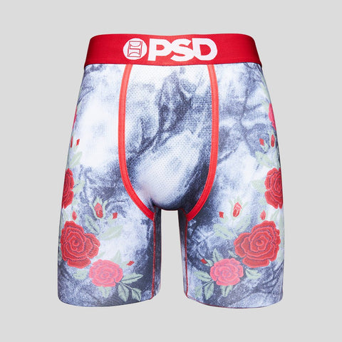 PSD Underwear Boxer Briefs - Tie Dye Roses at FreeShippingAllOrders.com - PSD Underwear - Boxer Briefs