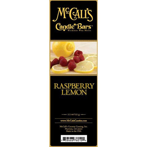 McCall's Candles Candle Bar 5.5 oz. - Raspberry Lemon at FreeShippingAllOrders.com - McCall's Candles - Wax Melts