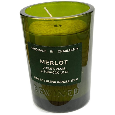 Rewined Signature Candle 6 oz. - Merlot at FreeShippingAllOrders.com - Rewined - Candles