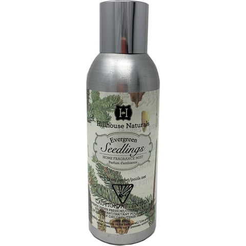 Hillhouse Naturals Fragrance Mist 3 Oz. - Evergreen Seedlings at FreeShippingAllOrders.com - Hillhouse Naturals - Room Spray