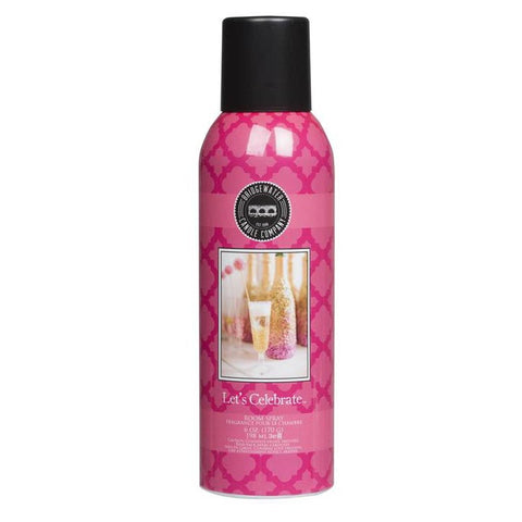 Bridgewater Candle Room Spray 6 Oz. - Let's Celebrate at FreeShippingAllOrders.com - Bridgewater Candles - Room Spray