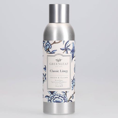 Greenleaf Room Spray 6 Oz. - Classic Linen at FreeShippingAllOrders.com - Greenleaf Gifts - Room Spray