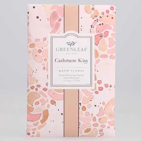 Greenleaf Large Scented Envelope Sachet Pack of 6 - Cashmere Kiss at FreeShippingAllOrders.com - Greenleaf Gifts - Sachets