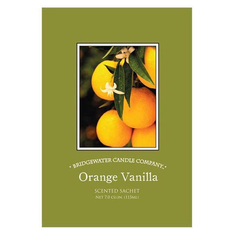 Bridgewater Large Scented Envelope Sachet Pack of 6 - Orange Vanilla at FreeShippingAllOrders.com - Bridgewater Candles - Sachets