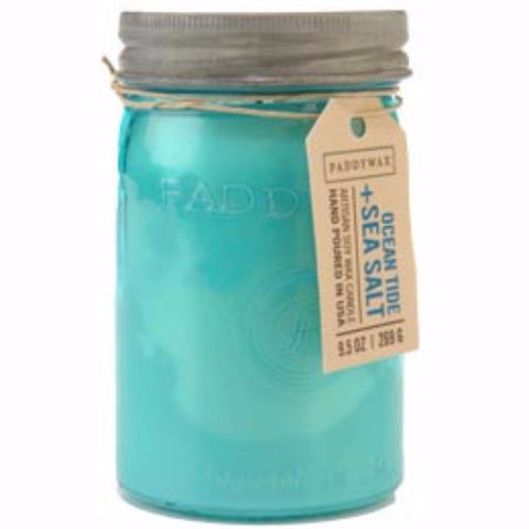 Paddywax Relish Jar 9.5 Oz. - Ocean Tide & Sea Salt at FreeShippingAllOrders.com - Paddywax - Candles