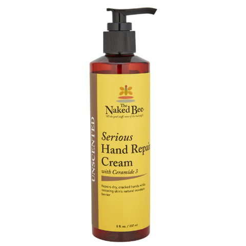 Naked Bee Serious Hand Repair Cream 8 Oz. - Unscented