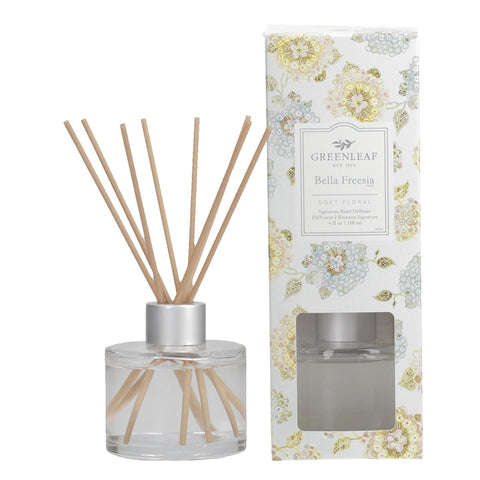 Greenleaf Gifts Signature Reed Diffuser 4 Oz. - Bella Freesia at FreeShippingAllOrders.com - Greenleaf Gifts - Reed Diffusers