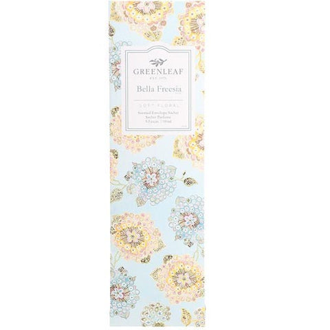 Greenleaf Slim Scented Envelope Sachet Pack of 6 - Bella Freesia at FreeShippingAllOrders.com - Greenleaf Gifts - Sachets