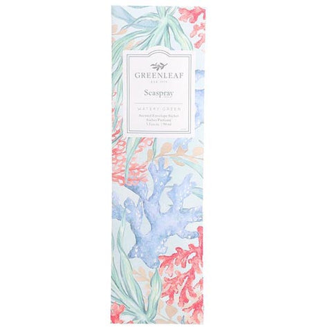 Greenleaf Slim Scented Envelope Sachet Pack of 6 - Seaspray at FreeShippingAllOrders.com - Greenleaf Gifts - Sachets