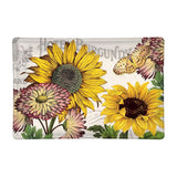 Michel Design Works Glass Soap Dish - Sunflower at FreeShippingAllOrders.com - Michel Design Works - Soap Dish