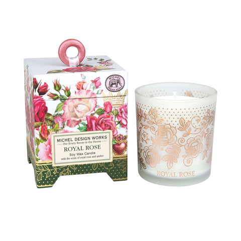 Michel Design Works Soy Wax Candle 6.5 Oz. - Royal Rose at FreeShippingAllOrders.com - Michel Design Works - Candles
