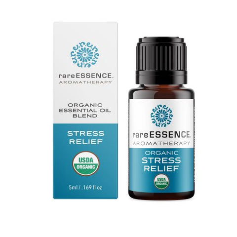 RareEssence Aromatherapy 100% Pure Essential Oil Blend 5 ml - Organic Stress Relief