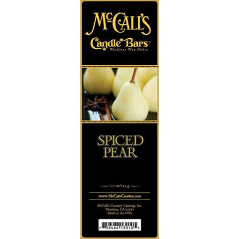 McCall's Candles Candle Bar 5.5 oz. - Spiced Pear at FreeShippingAllOrders.com - McCall's Candles - Wax Melts
