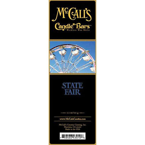 McCall's Candles Candle Bar 5.5 oz. - State Fair at FreeShippingAllOrders.com - McCall's Candles - Wax Melts