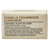 Australian Soapworks Wavertree & London 200g Soap - Vanilla Cedarwood Cinnamon at FreeShippingAllOrders.com - Australian Natural Soapworks - Bar Soaps