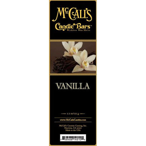 McCall's Candles Candle Bar 5.5 oz. - Vanilla at FreeShippingAllOrders.com - McCall's Candles - Wax Melts