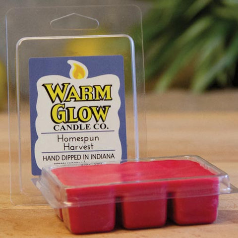 Warm Glow Wax Melts 2.5 Oz. - Homespun Harvest at FreeShippingAllOrders.com - Warm Glow Candle - Wax Melts