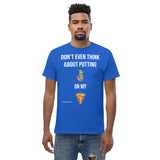 Gyftzz Apparel Men's Classic Tee - No Pineapple on My Pizza at FreeShippingAllOrders.com - FreeShippingAllOrders.com - Men's T-Shirts