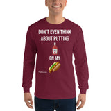 Gyftzz Apparel Men's Classic Long Sleeve Shirt - No Ketchup on My Hot Dog at FreeShippingAllOrders.com - FreeShippingAllOrders.com - Men's T-Shirts