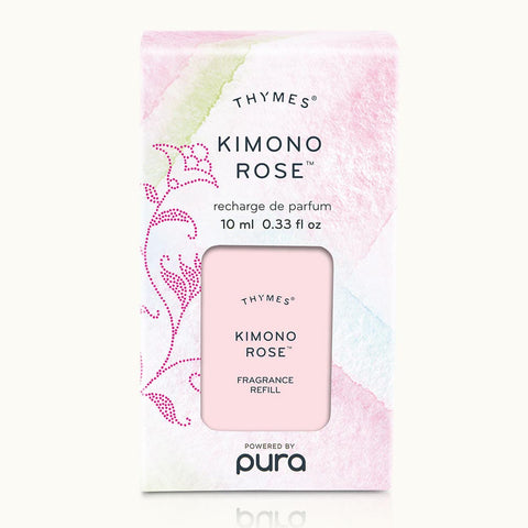 Thymes Pura Fragrance Refill 0.34 Oz. - Kimono Rose at FreeShippingAllOrders.com - Thymes - Home Fragrance Oil